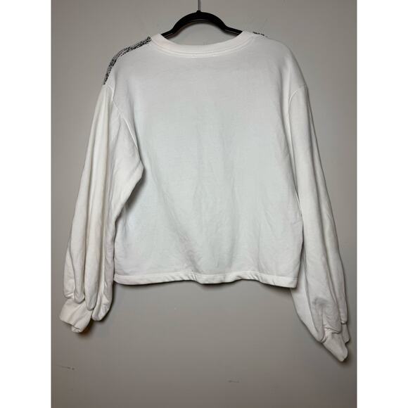Zara Houndstooth Print Sweatshirt Size S - Picture 3 of 7